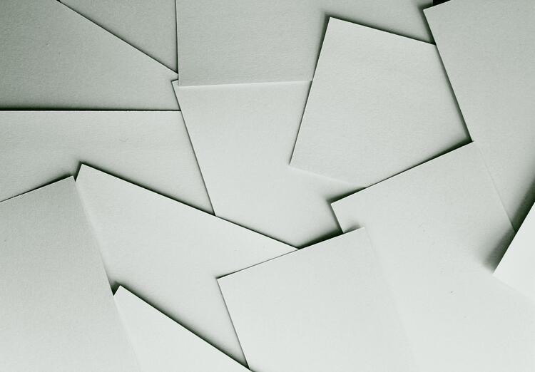 Sheets of printer paper