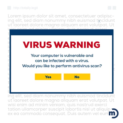 virus warning