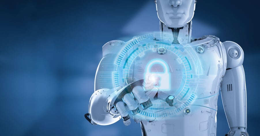Robot locking technology. 
