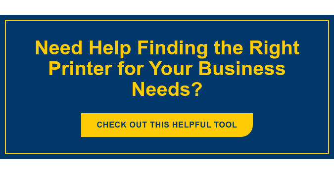 Need Help Finding the Right Printer for Your Business Needs? Check out this helpful tool