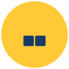 foundation level icon, two building blocks