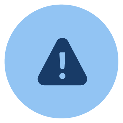 Warning triangle icon