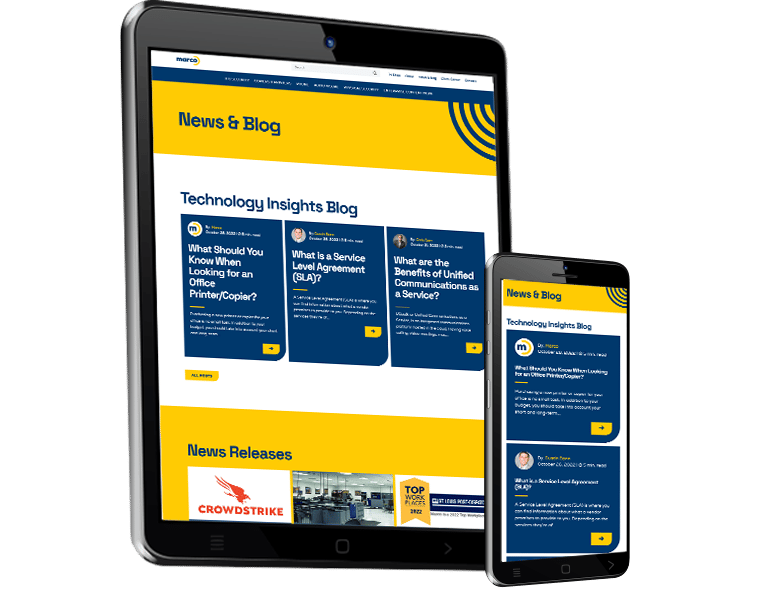 News & Blog on iPad